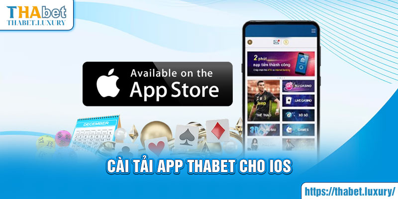 Cài tải app Thabet cho iOS