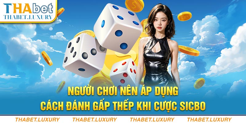 Người chơi nên áp dụng cách đánh gấp thếp khi cược Sicbo