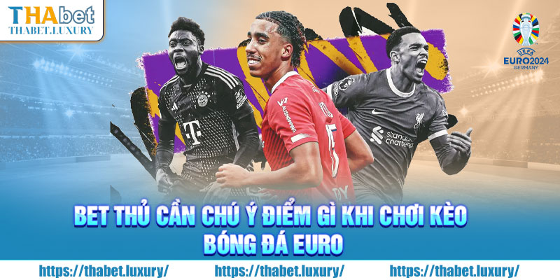 Bet thủ cần chú ý điểm gì khi chơi kèo bóng đá Euro